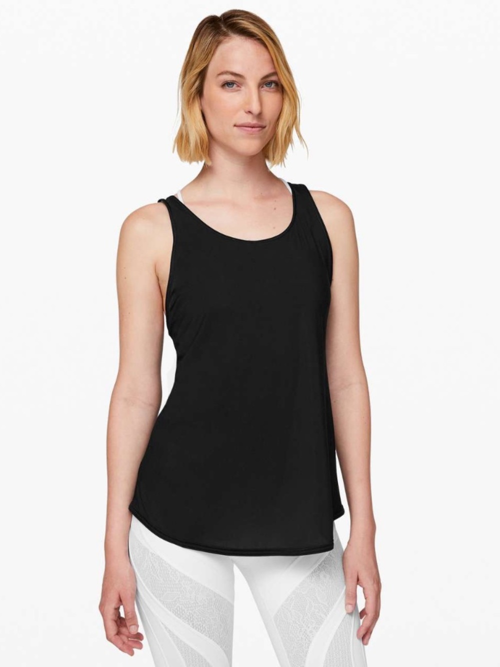 Brand New Lululemon Black "Let It Slip Tank" Size 4